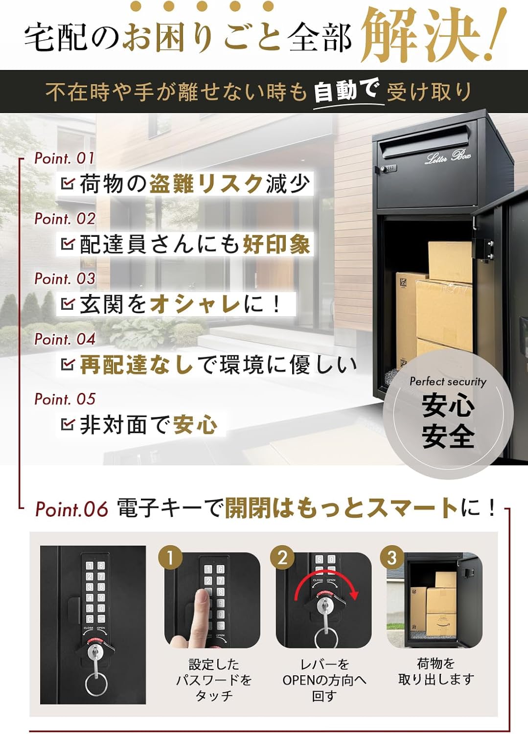 宅配のお困りごと全部解決!